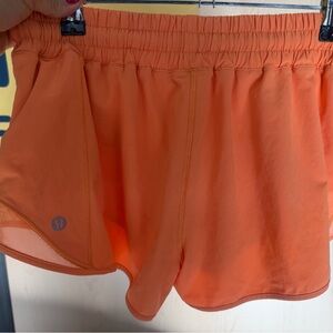 lululemon athletica Women's Bright Orange Athletic Shorts